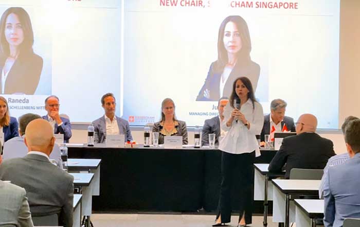 swisscham singapore announces ms julie raneda as new chair